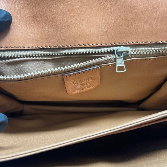 Vintage Celine White macadam print crossbody bag - Picture 10 of 15